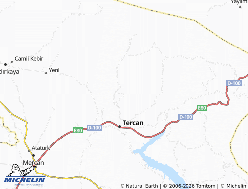 Mappa MICHELIN Aktaş - ViaMichelin