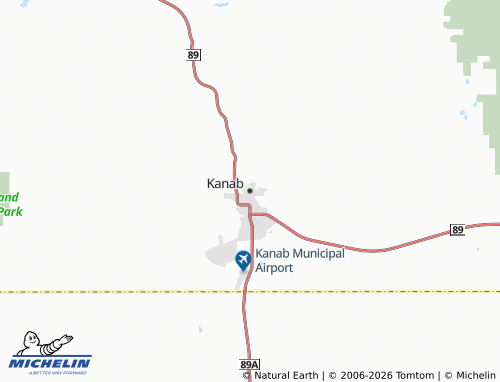 Mapa MICHELIN Kanab - ViaMichelin