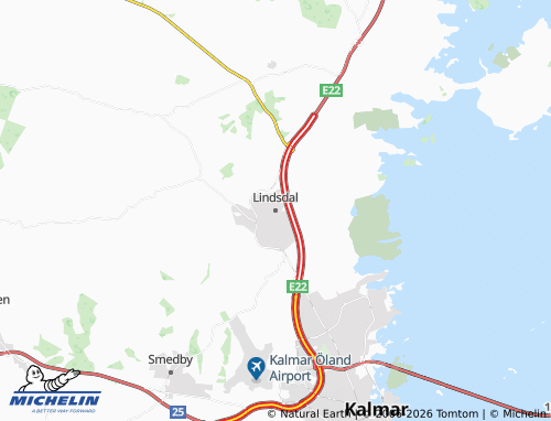 MICHELIN Lindsdal map - ViaMichelin