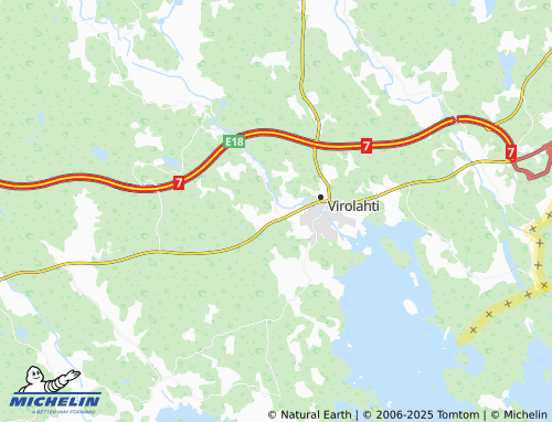 MICHELIN Yläpää map - ViaMichelin