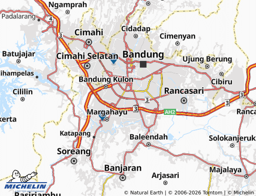 MICHELIN-Landkarte Bojongloa Kidul - ViaMichelin