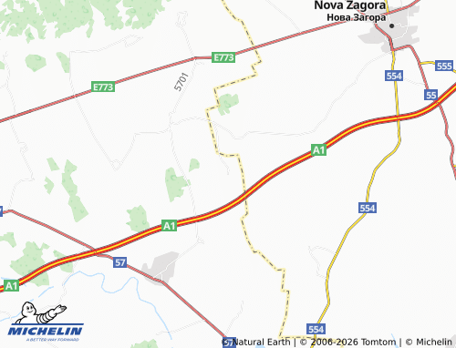 Mapa MICHELIN Benkovski - ViaMichelin