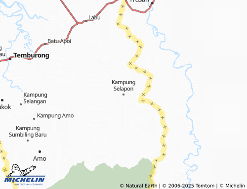MICHELIN-Landkarte Kampung Selapon - ViaMichelin