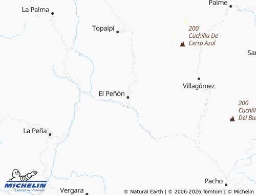 Carte MICHELIN El Peñón - ViaMichelin