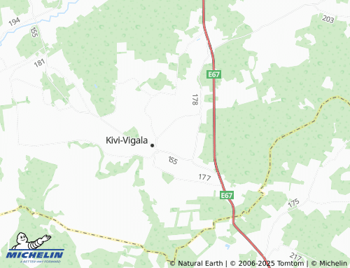 MICHELIN Konnapere map - ViaMichelin