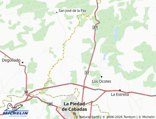 Mappa MICHELIN Santa Lucía - ViaMichelin