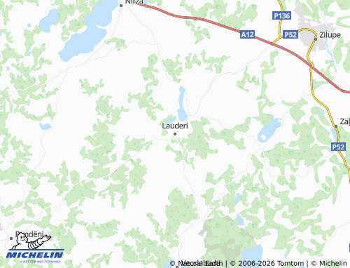 Mapa MICHELIN Lauderi - ViaMichelin