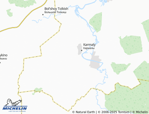 MICHELIN Gorodishche map - ViaMichelin