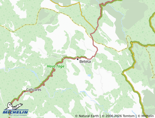 Kaart MICHELIN Beteta - ViaMichelin