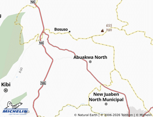 Mapa MICHELIN Old Tafo - ViaMichelin