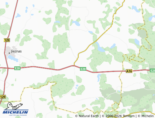 MICHELIN Stakliškės map - ViaMichelin