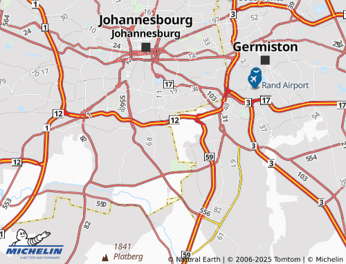 MICHELIN Bassonia Rock Extension 23 map - ViaMichelin