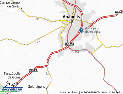 Mappa MICHELIN Parque Calixtópolis - ViaMichelin
