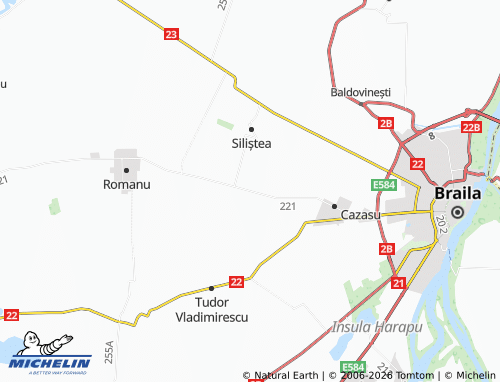 MICHELIN Mărtăcești map - ViaMichelin