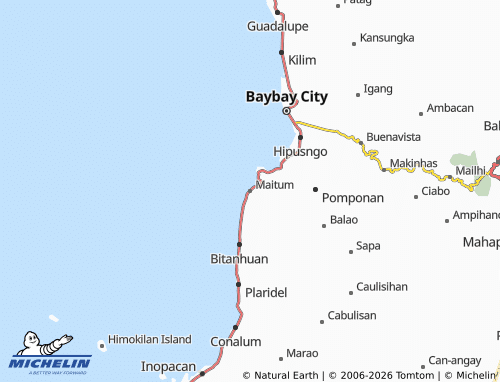 MICHELIN Maitum map - ViaMichelin