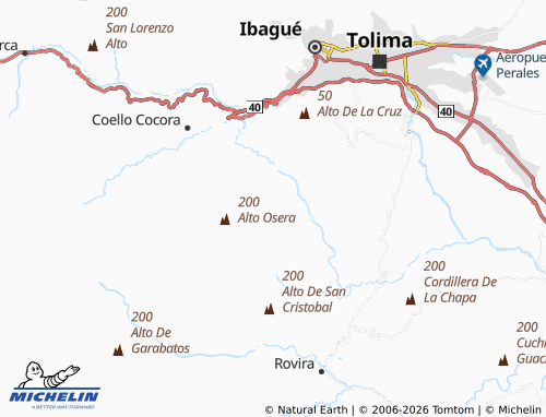 Mapa MICHELIN La Cima - ViaMichelin