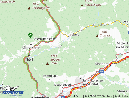 MICHELIN Thal map - ViaMichelin