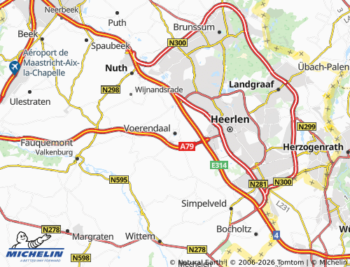Mapa MICHELIN Voerendaal - ViaMichelin