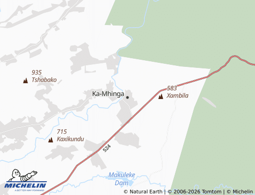 Carte MICHELIN Ka-Mhinga - ViaMichelin