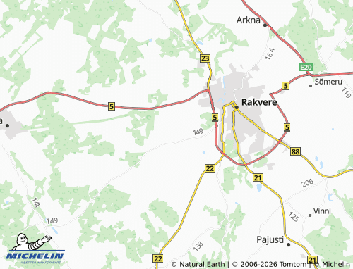 MICHELIN Tobia map - ViaMichelin