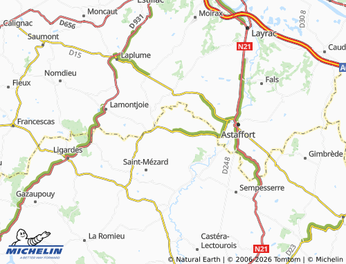 Mappa MICHELIN Pergain-Taillac - ViaMichelin