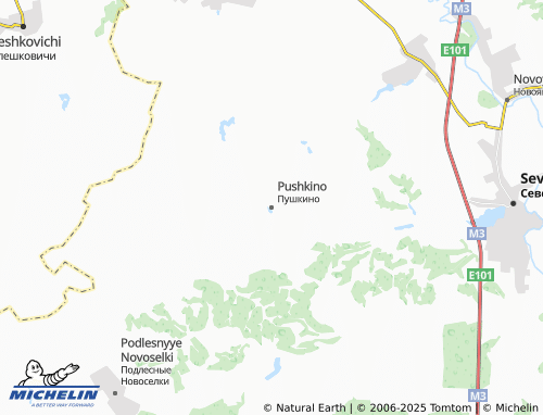 MICHELIN Pushkino map - ViaMichelin