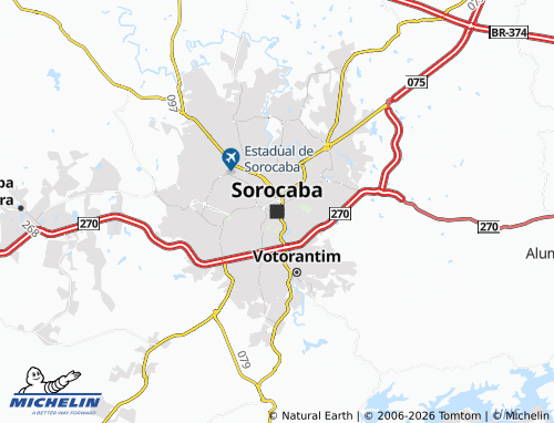 Mapa MICHELIN Sorocaba - ViaMichelin
