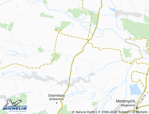 Mapa MICHELIN Voloshcha - ViaMichelin