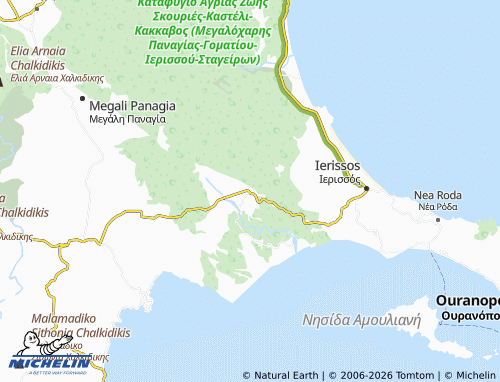 MICHELIN Gomati map - ViaMichelin