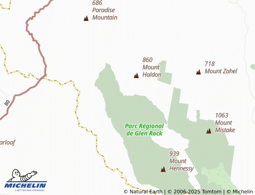 MICHELIN East Haldon map - ViaMichelin