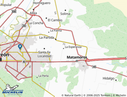 MICHELIN La Esperanza map - ViaMichelin