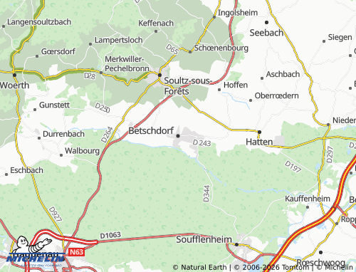 Mapa MICHELIN Betschdorf - ViaMichelin