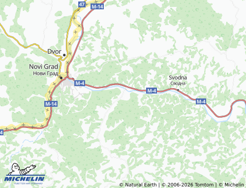 Mappa MICHELIN Blagaj Japra - ViaMichelin