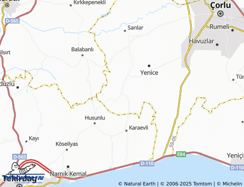 MICHELIN-Landkarte Maksutlu - ViaMichelin