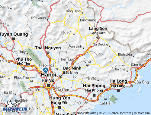 Kaart MICHELIN Hữu Lũng - ViaMichelin