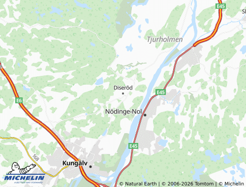 MICHELIN Diseröd map - ViaMichelin