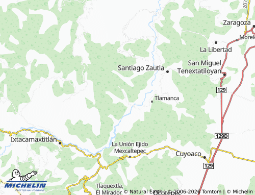 Carte MICHELIN Sexta Sección - ViaMichelin