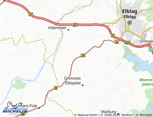 MICHELIN Jegłownik map - ViaMichelin