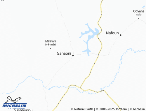 MICHELIN Ganaoni map - ViaMichelin