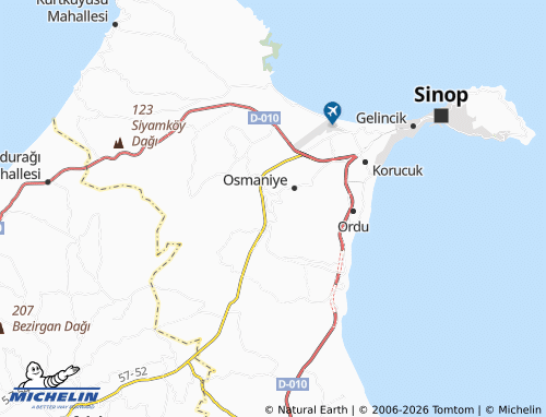 Mapa MICHELIN Mertoğlu - ViaMichelin