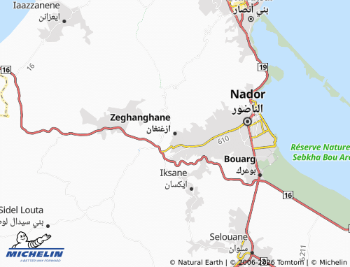 Mappa MICHELIN Azaghanghan - ViaMichelin