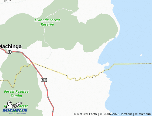 MICHELIN Putea map - ViaMichelin
