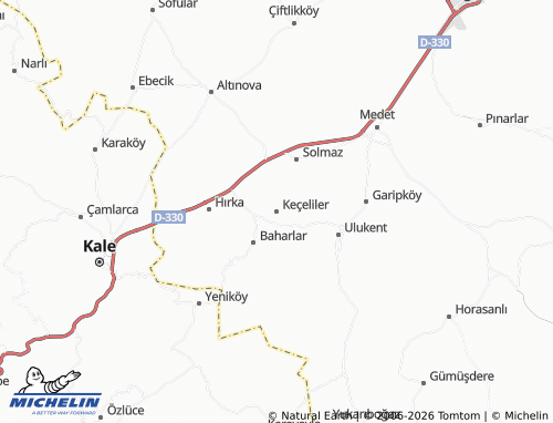 MICHELIN Keçeliler map - ViaMichelin