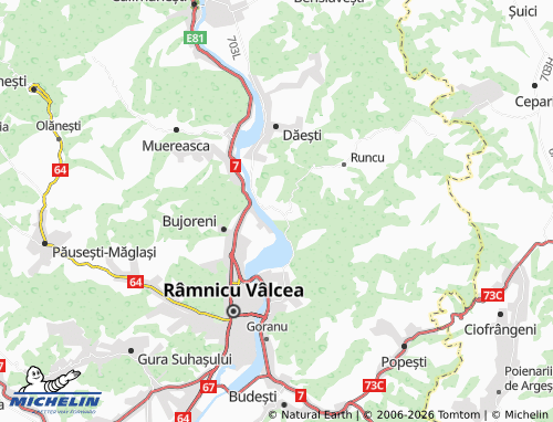 MICHELIN-Landkarte Fedeleșoiu - ViaMichelin