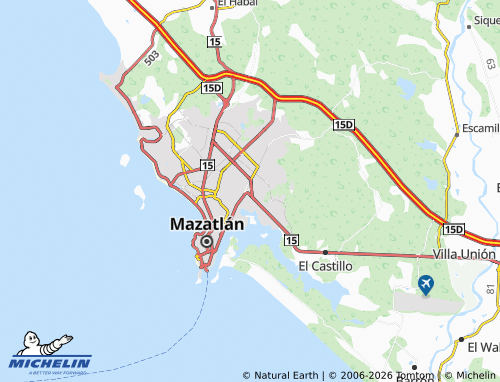 Mapa MICHELIN Niños Héroes - ViaMichelin