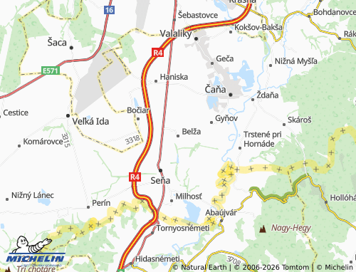 MICHELIN-Landkarte Belža - ViaMichelin