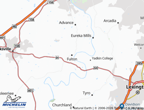 Carte MICHELIN Fulton - ViaMichelin