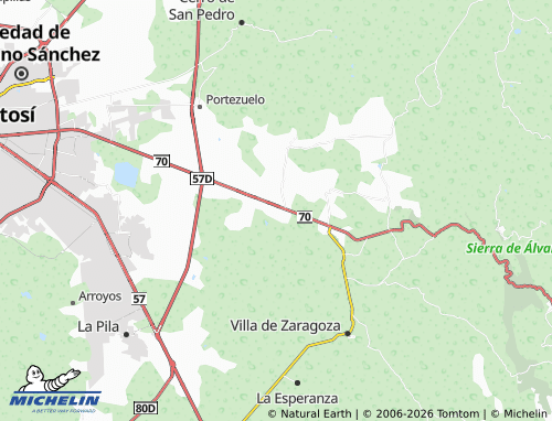 Mapa MICHELIN Urbi Villa Real - ViaMichelin