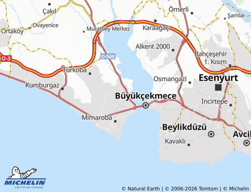 Mapa MICHELIN Ulus - ViaMichelin