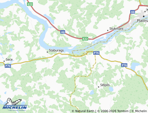 Mapa MICHELIN Robežkrogs - ViaMichelin